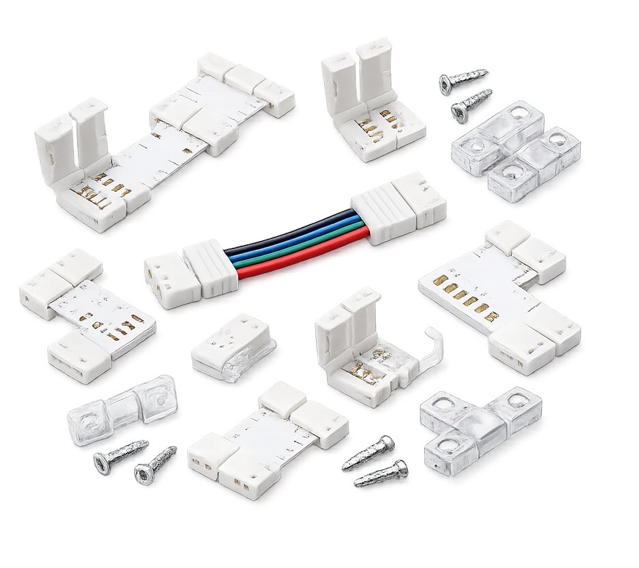 Phụ kiện nối LED dây hỗ trợ lắp đặt và hoàn thiện hệ thống chiếu sáng